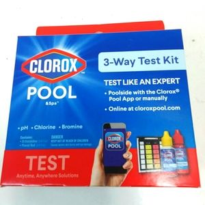 NEW CLOROX POOL & SPA 3-WAY TEST KIT